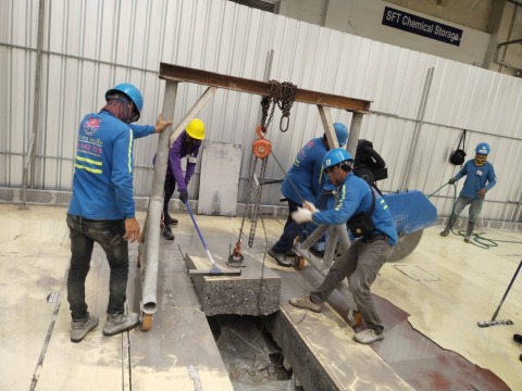 รับเหมางานตัดคอนกรีต เจชิน เอ็นจิเนียริ่ง